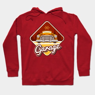 Garage Car Badge Hoodie